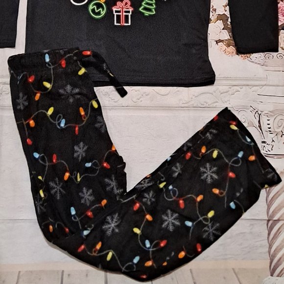 Christmas Kids/Boys Fleece Pajamas Sleep Set L - Picture 2 of 8